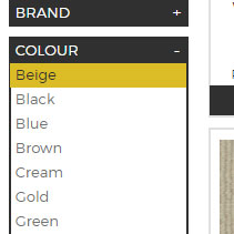 Filter Colour