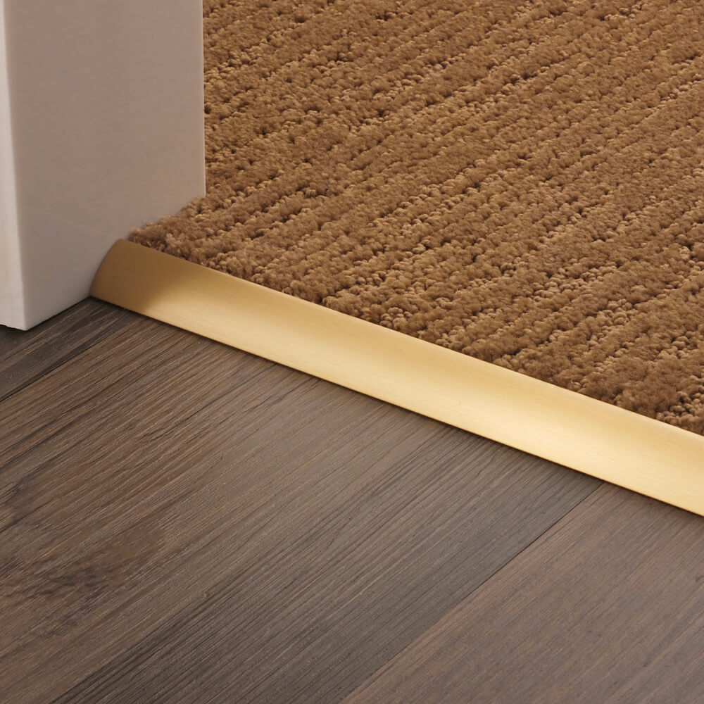 Typisk kalk Kilde Premier Single Door Threshold Satin Brass Finish 3 Ft | Designer Carpet